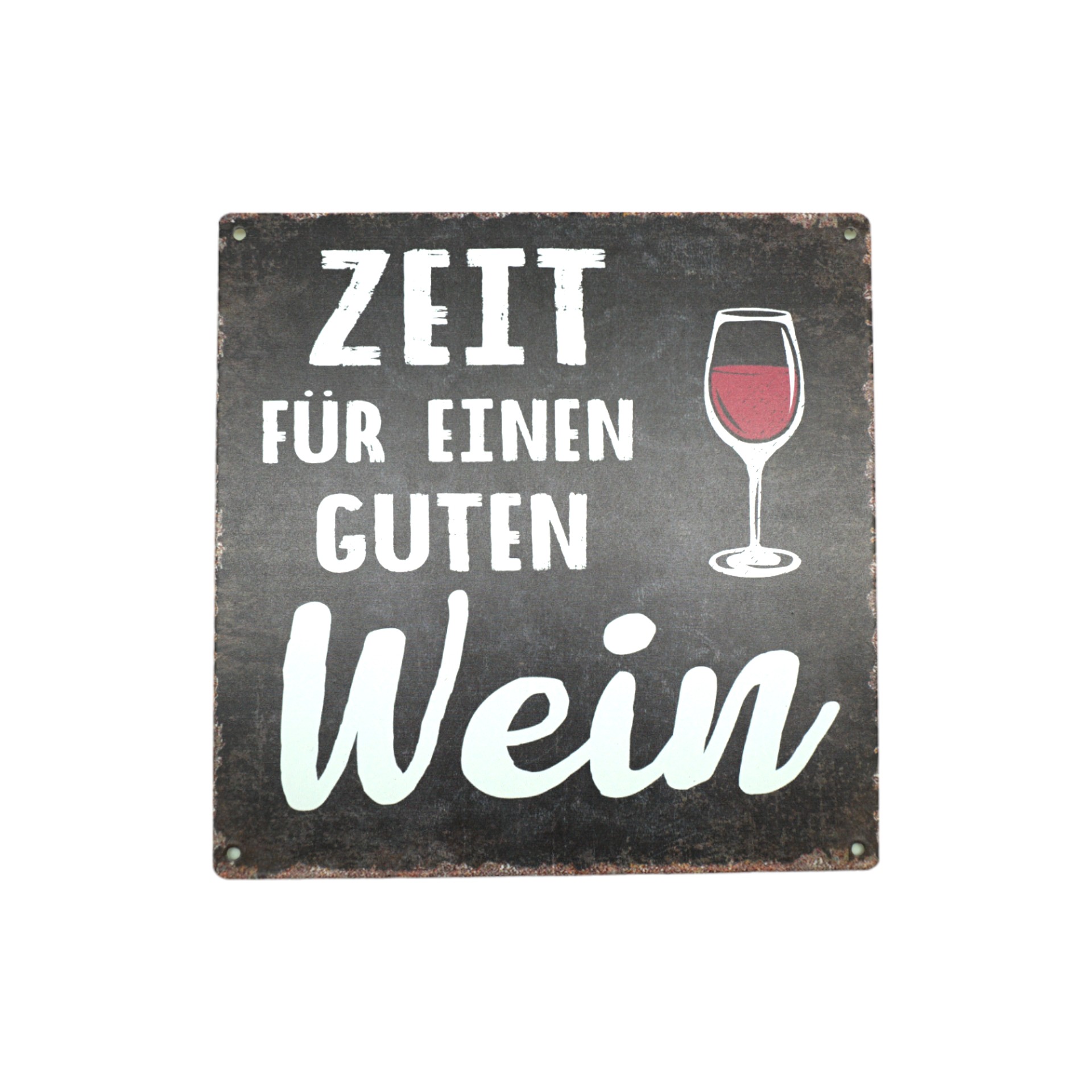 Darstellung von Schild - Zeit für einen guten Wein