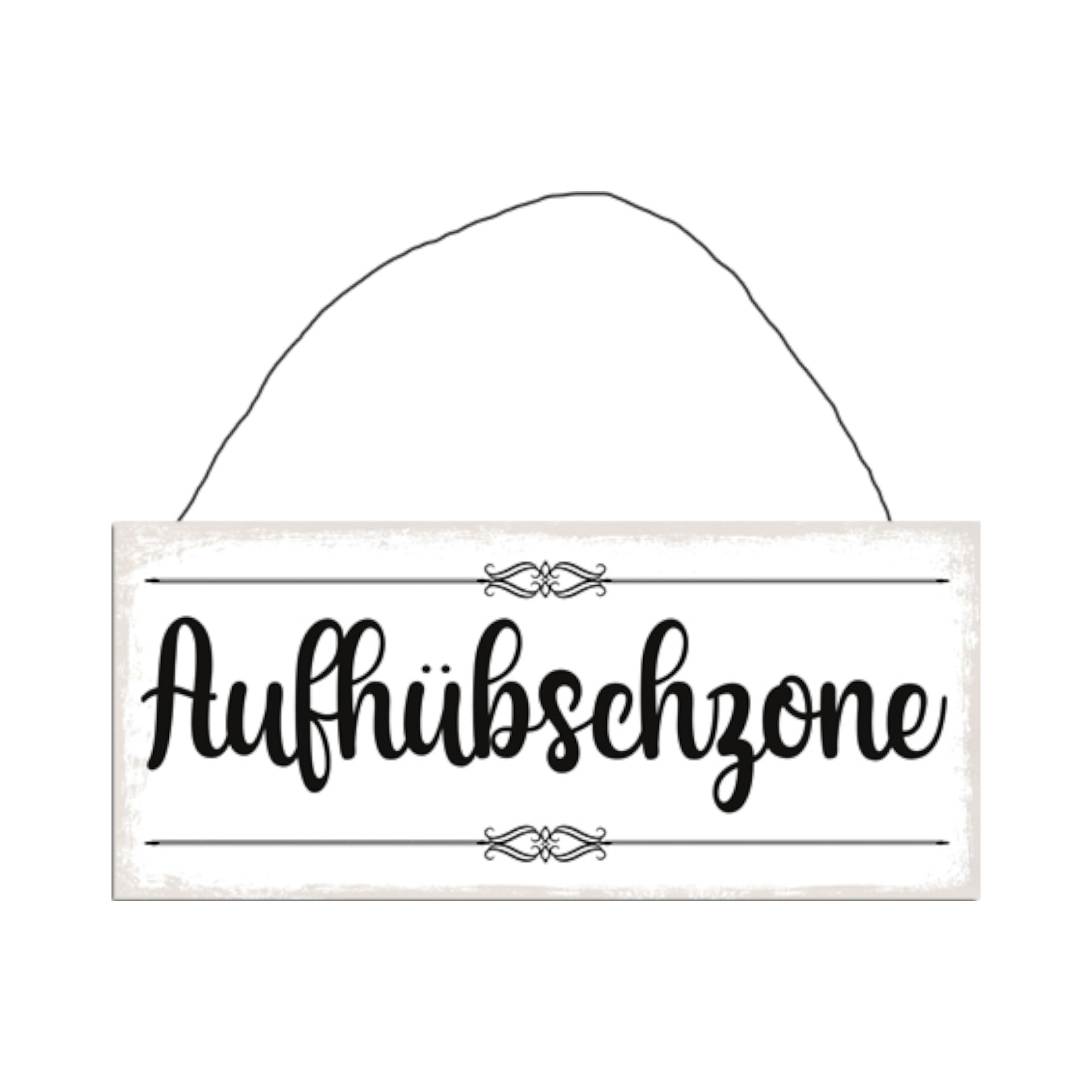 Darstellung von Schild Aufhübschzone