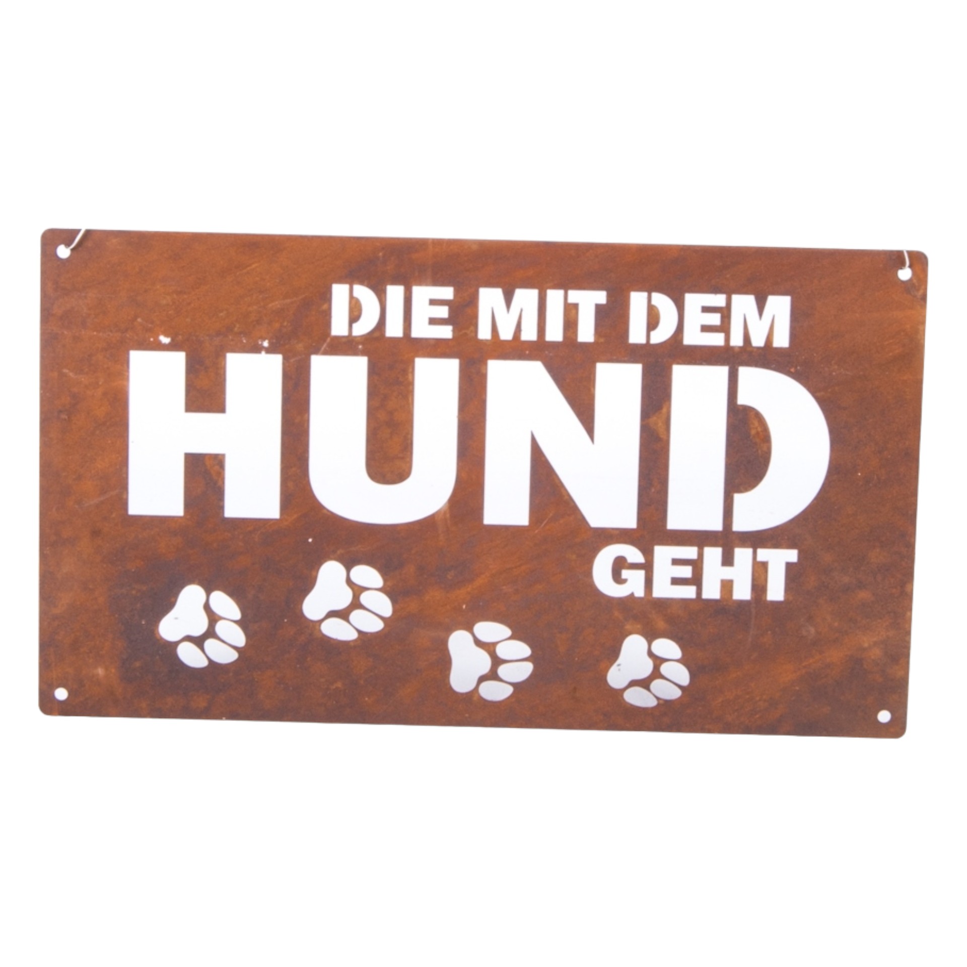 Darstellung von Tafel Die mit dem Hund geht