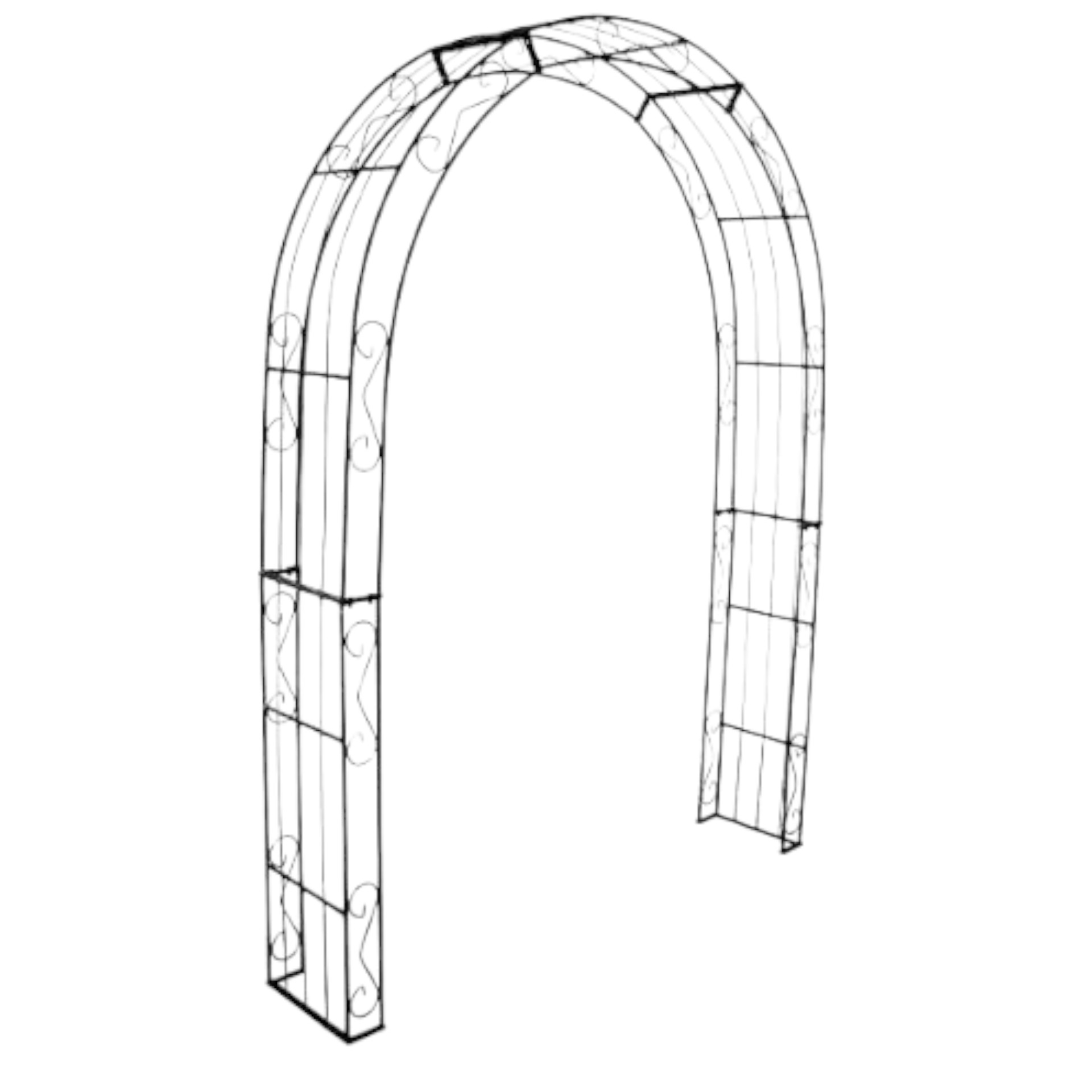 Darstellung von Rosenbogen rund ADVANCE klein 140 cm