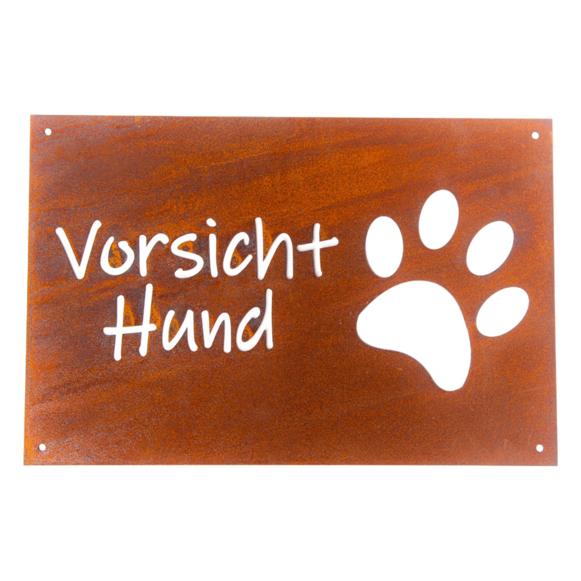 Darstellung von Tafel Vorsicht Hund rechteckig