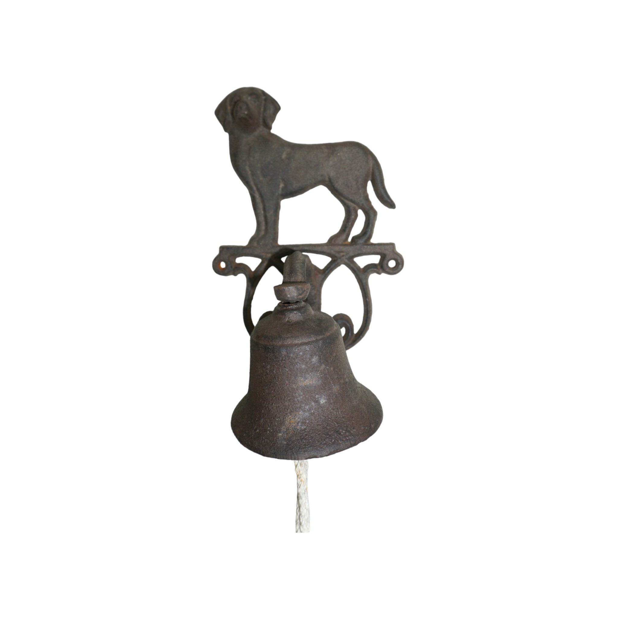 Darstellung von Türglocke Hund, braun, 13,5x13,5x24,5 cm