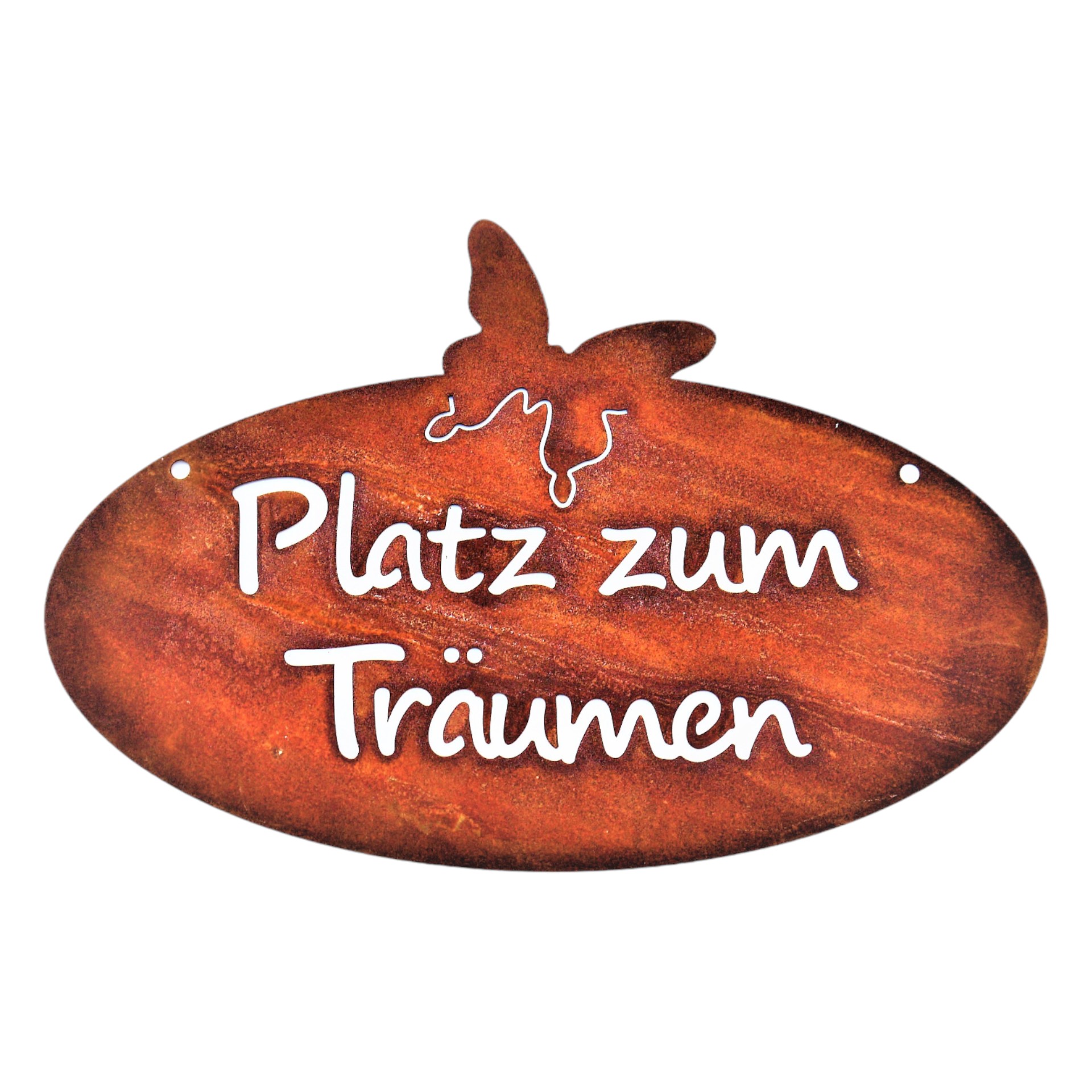 Darstellung von ovale Tafel „Platz zum Träumen“