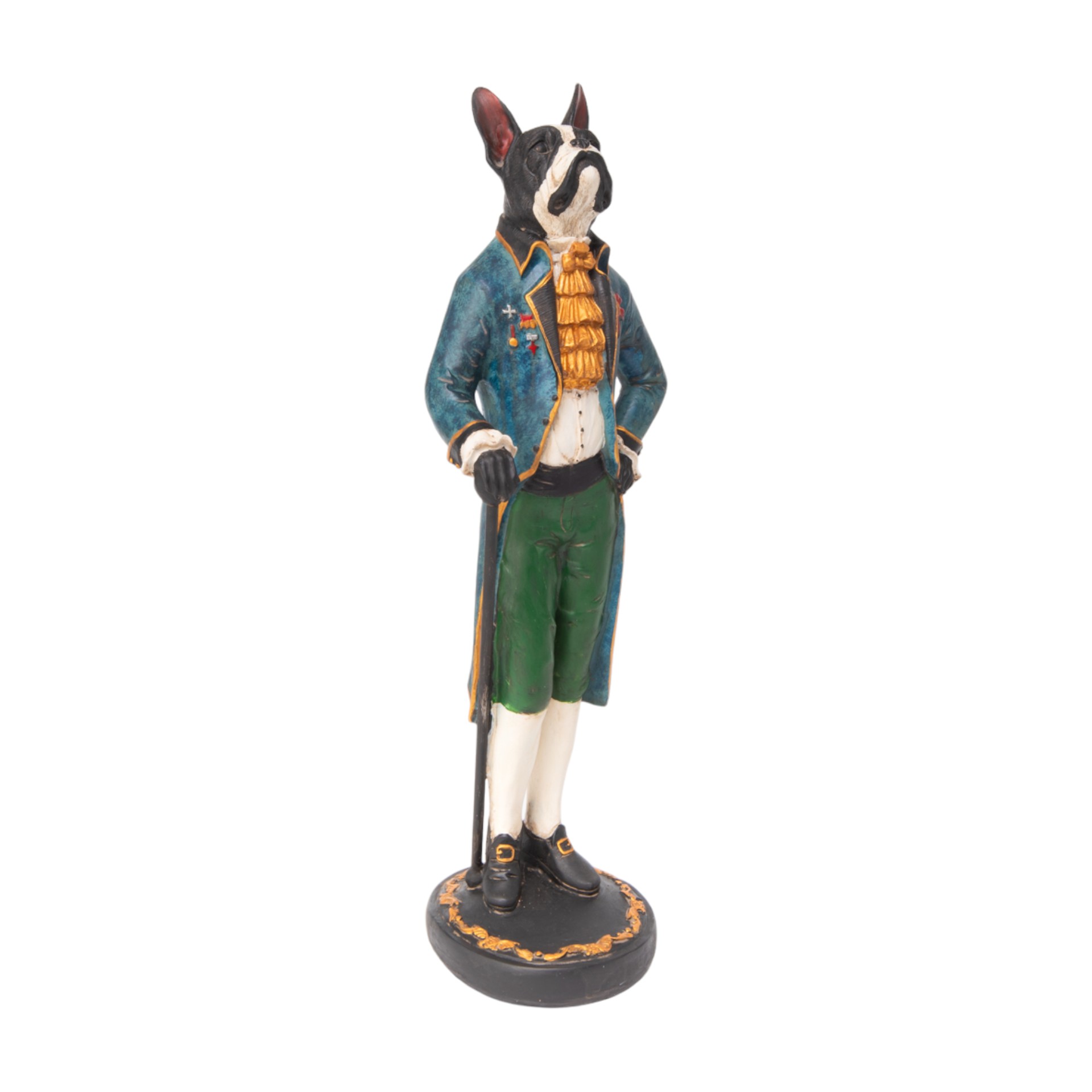 Darstellung von stehender Hund m. Stock 48,5 cm