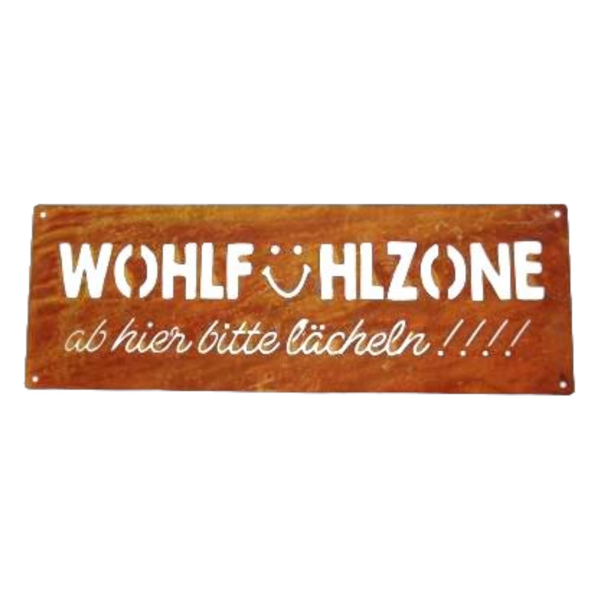 Darstellung von Tafel Wohlfühlzone