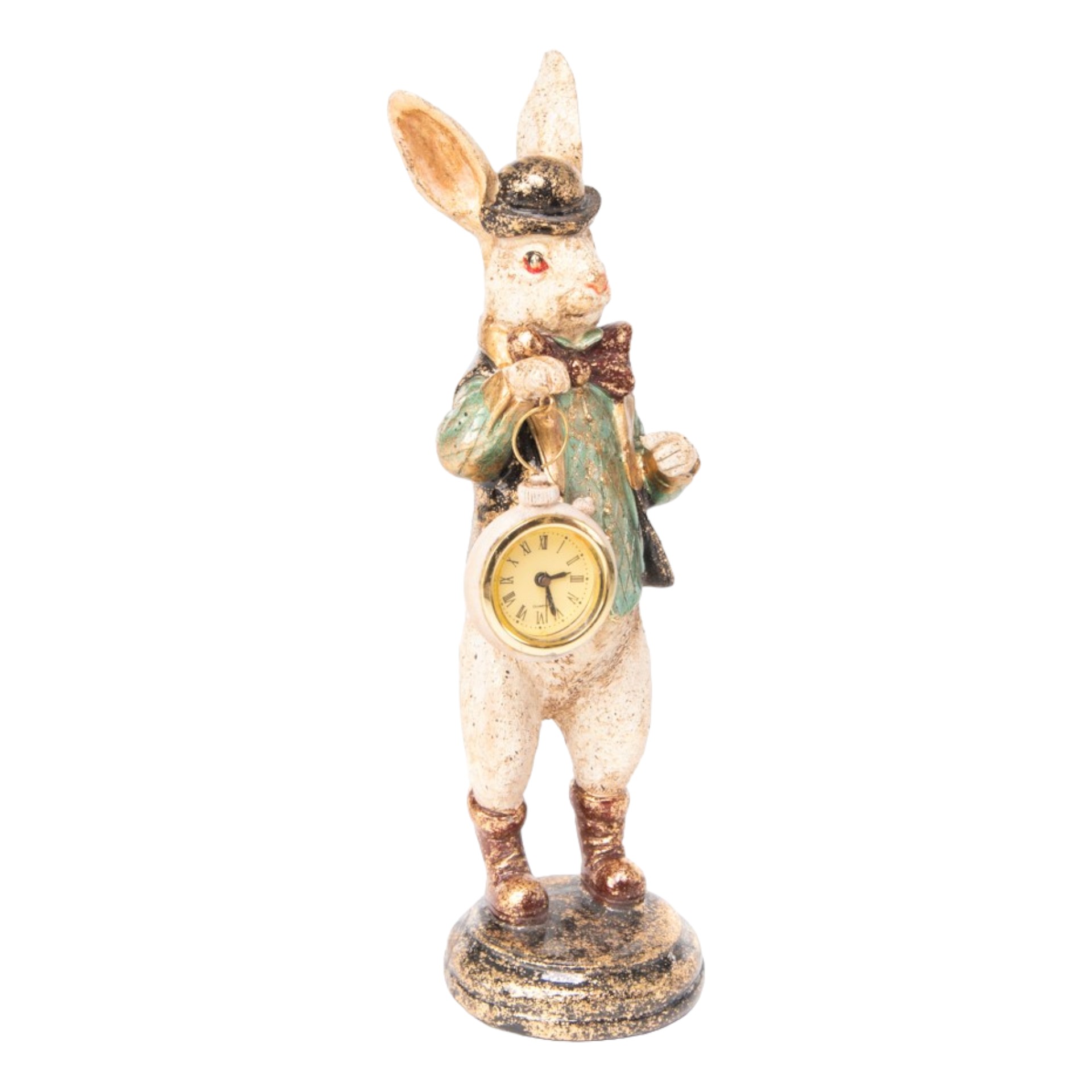 Darstellung von Hase m. Uhr 30 cm