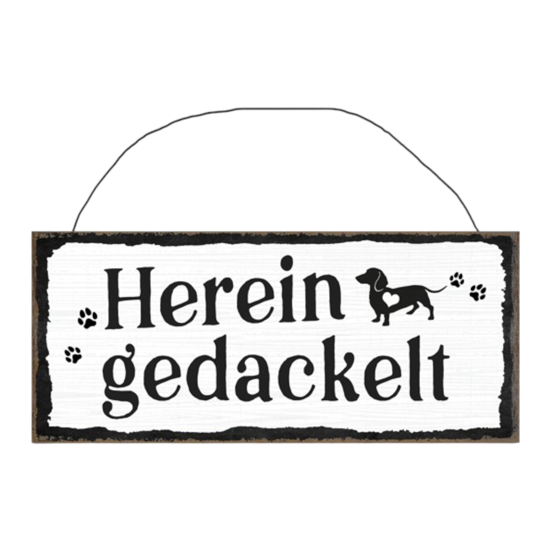 Darstellung von UV Schild herein- gedackelt