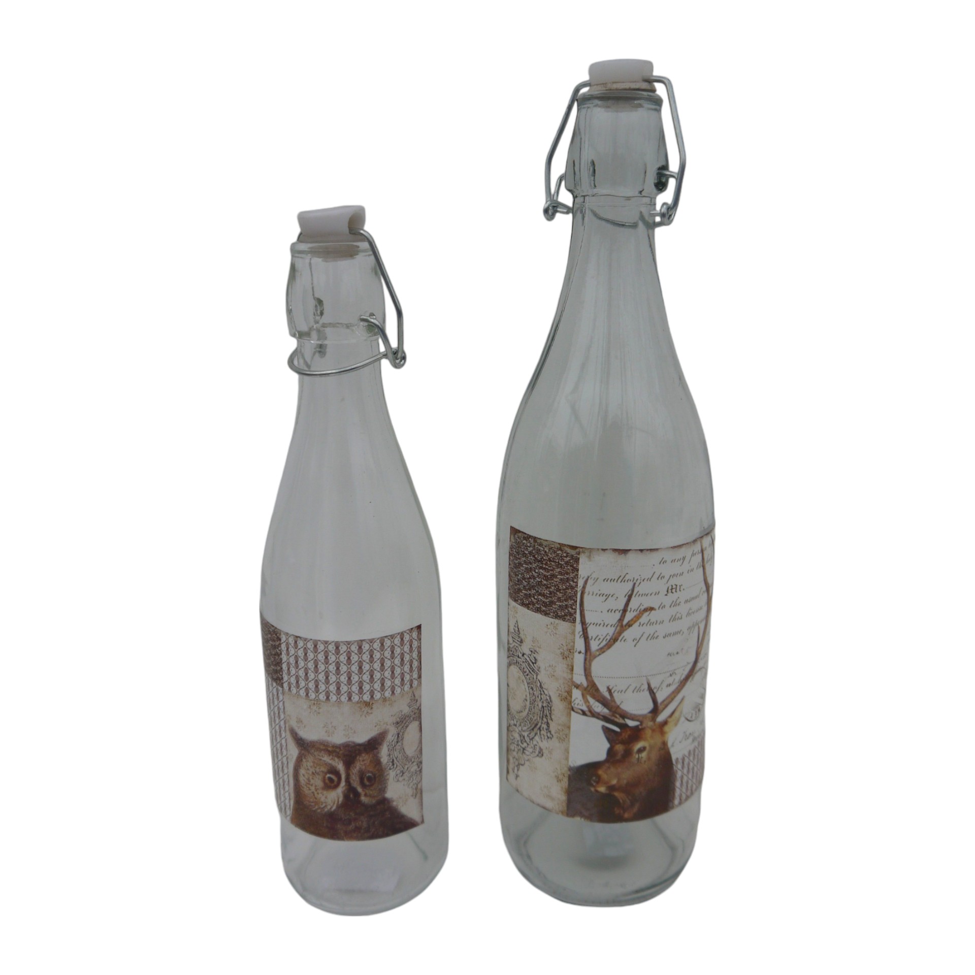 Darstellung von RP Flasche klein mit EULE 27 cm